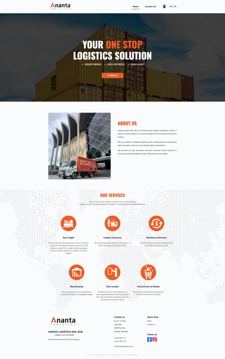 Ananta Logistics screenshot 1