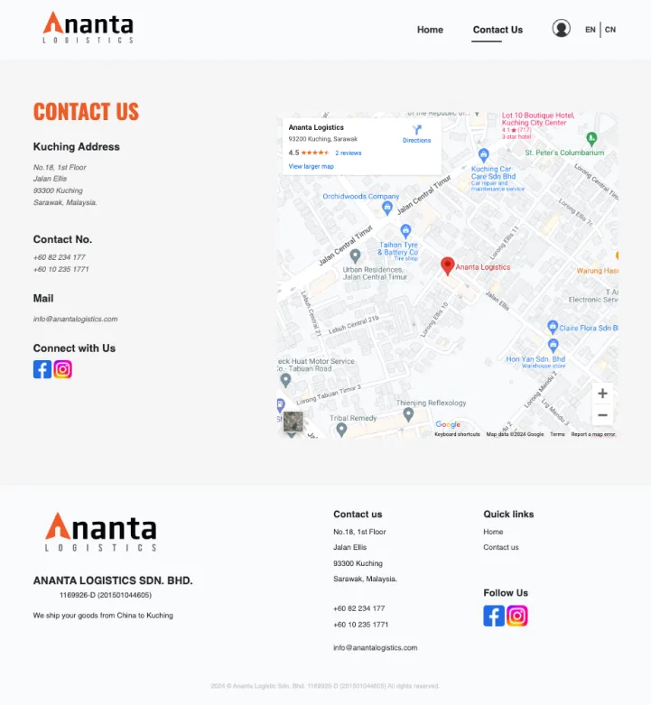 Ananta Logistics screenshot 2