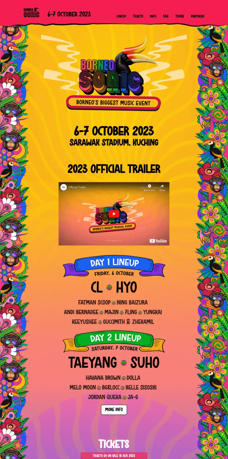 Borneo Sonic Music Festival 2023 screenshot 3