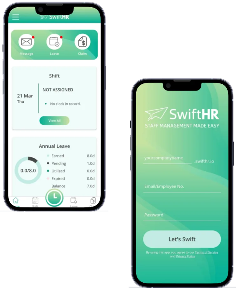 SwiftHR screenshot 1